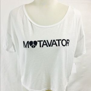 🌷5/$25 Graphic Bethany Mota Crop Tee Shirt